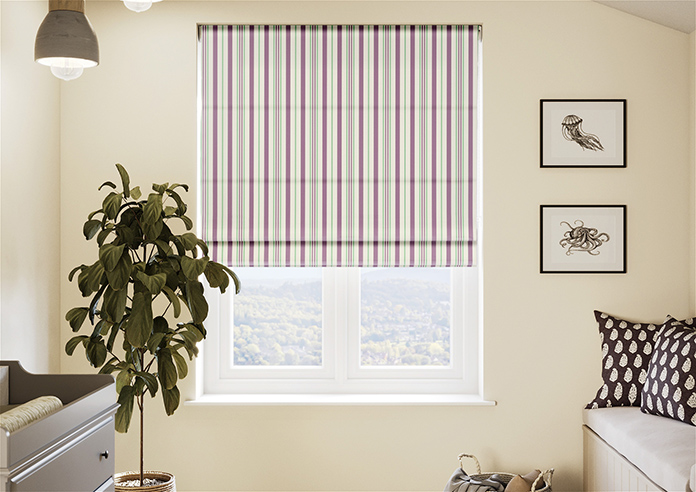 The British Stripe Co. George, Blackpool No.1 - Twist&Fit Roman Blind - Image 3